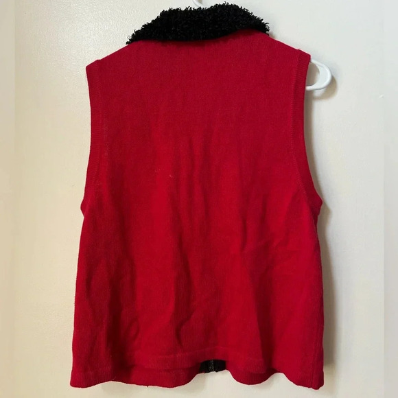 Merry & Bright Petites Christmas Sweater Vest - Picture 7 of 7